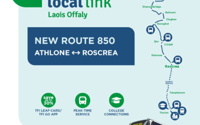 TFI Local Link Laois Offaly launches new bus service connecting Athlone to Roscrea and Thurles